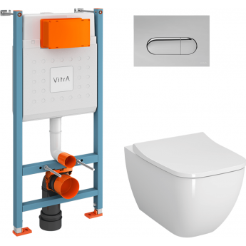 Инсталляция с унитазом VITRA SHIFT 9855B003-7206 Инсталляция с унитазом VITRA SHIFT 9855B003-7206